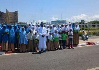 Excited Student in College